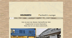 Desktop Screenshot of holzwarth.eu